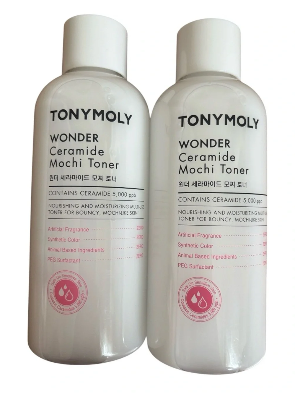 TONYMOLY BUNDLE | TonyMoly Wonder Ceramide Mochi Toner | Ceramide 5000 ppb NWT 2